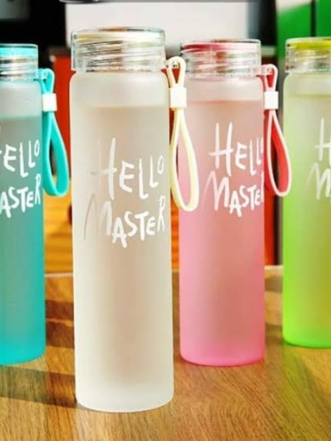 Portable Glass Water Bottle