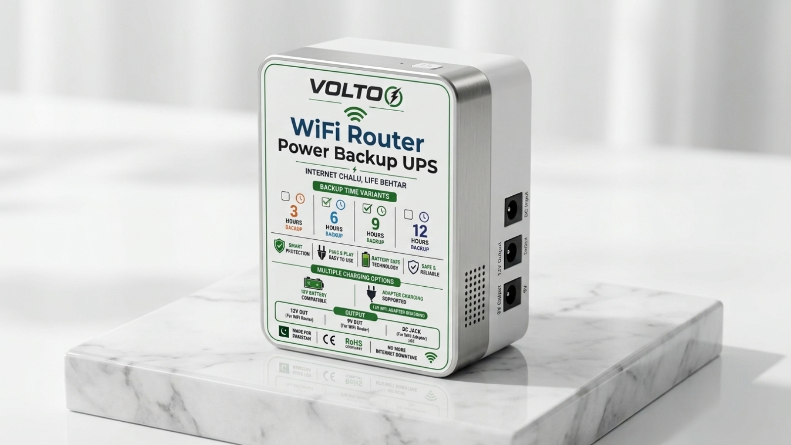 WiFi Router Power Backup UPS volto (2)